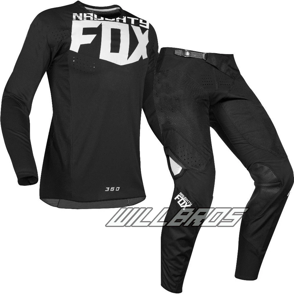 Naughty Fox MX 180 Prizm темно-желтый Джерси Брюки для мотокросса Байк внедорожный комплект передач
