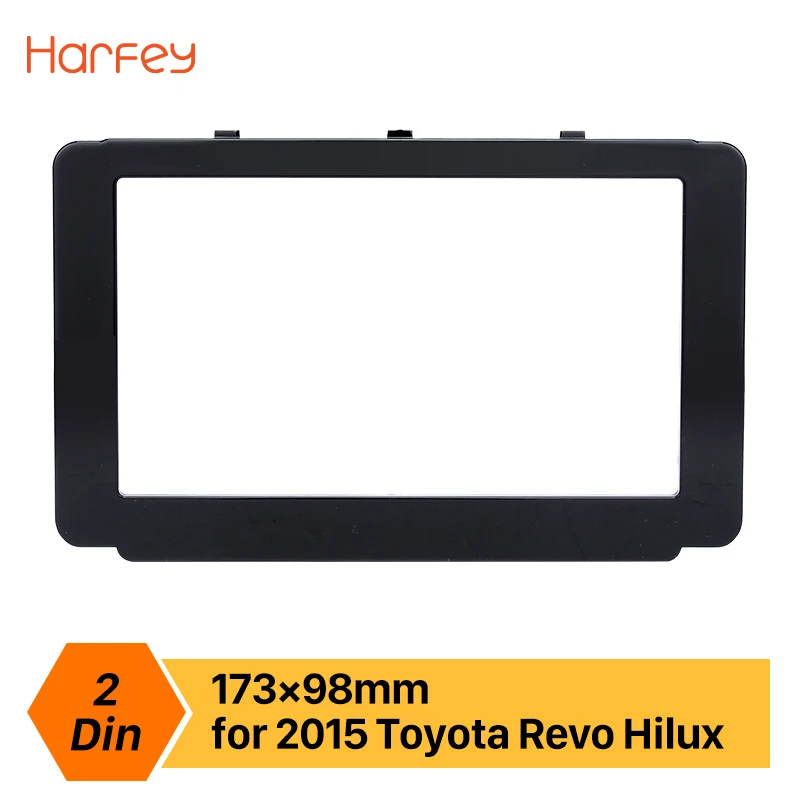 Harfey 173*98 мм 2Din Indash Автомобильная Радио фасция для Toyota Revo Hilux комплект отделки UV