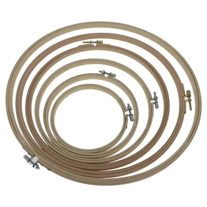 1 шт. вышитые венок из бамбукового волокна перекресная строчка Инструмент