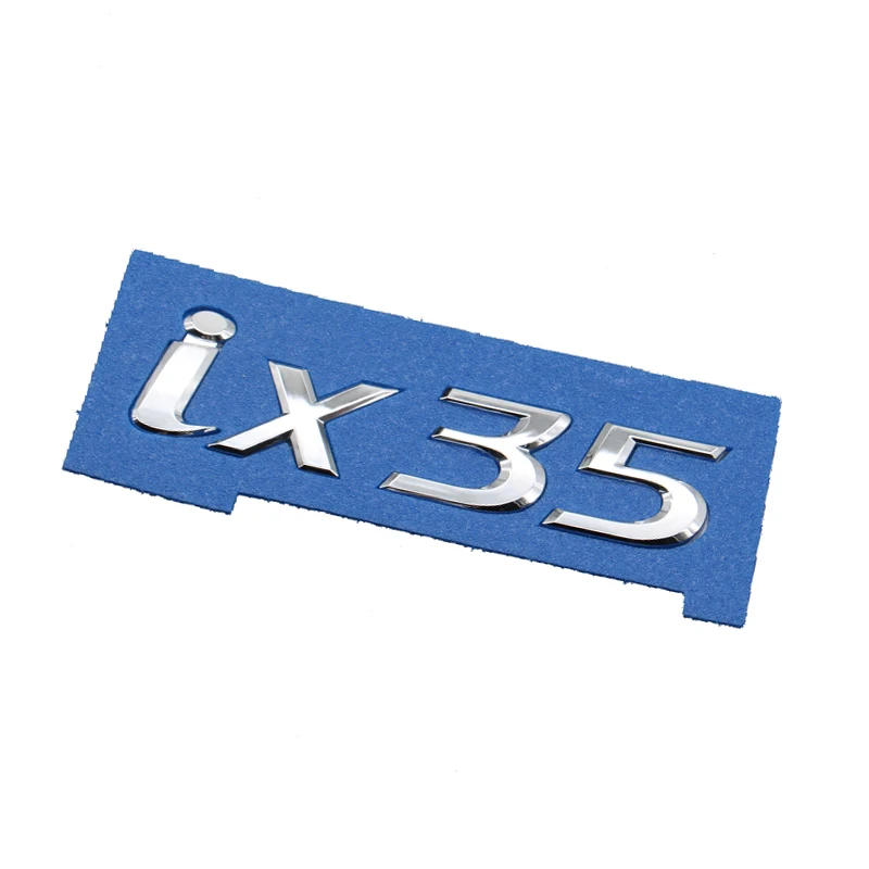 Для ix35 TUCSON IX Эмблема багажника автомобиля ABS лучшая отделка хромированный Хвост 3D