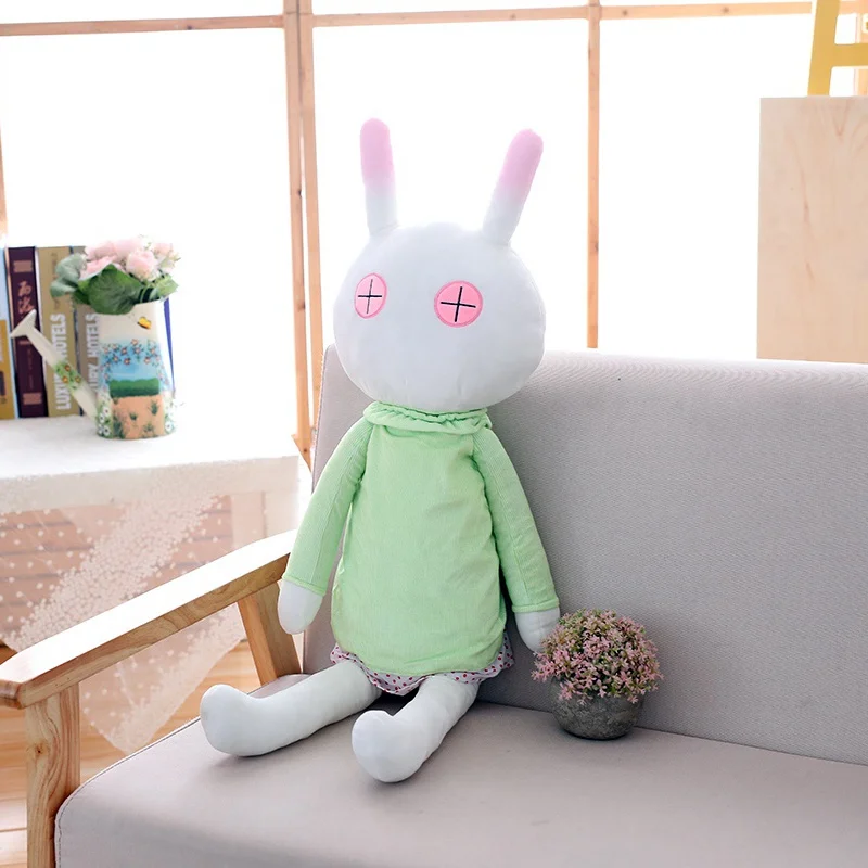 

90cm Kawaii Rabbit Plush Toy Soft Bunny Stuffed Cartoon Animal Doll Baby Sleeping Pillow Sofa Cushions Girl Kids Christmas Gifts