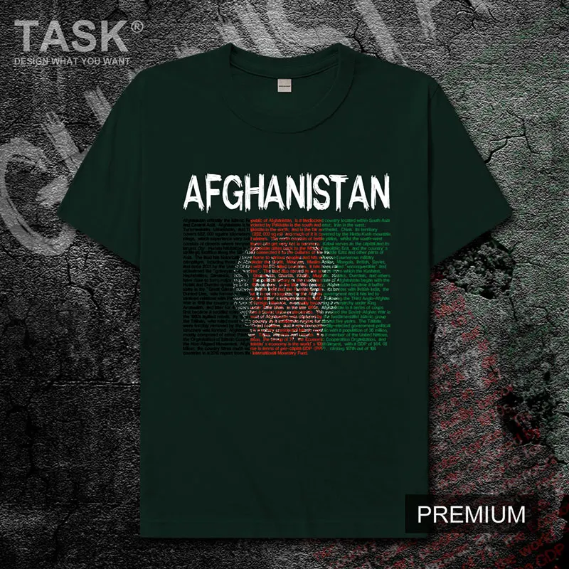 Afghan AFG Мужская футболка Новые Топы футболка с коротким рукавом Одежда Толстовка национальная команда страна Летняя мода Новинка - Цвет: 021-Atrovirens