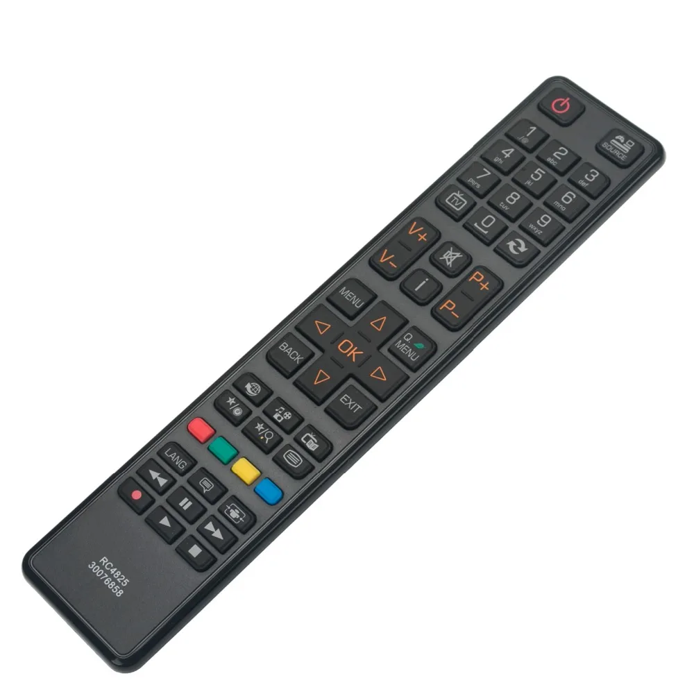 Новый пульт дистанционного управления RC4825 30076858 для телевизора Telefunken D32H277N3C D39F185N3C