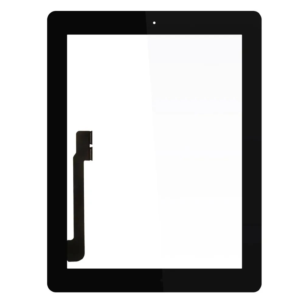 9," для iPad 3 сенсорный экран iPad3 A1416 A1430 A1403 сенсорный дигитайзер сенсорная стеклянная панель с кнопкой домой и рамкой клеевые наклейки
