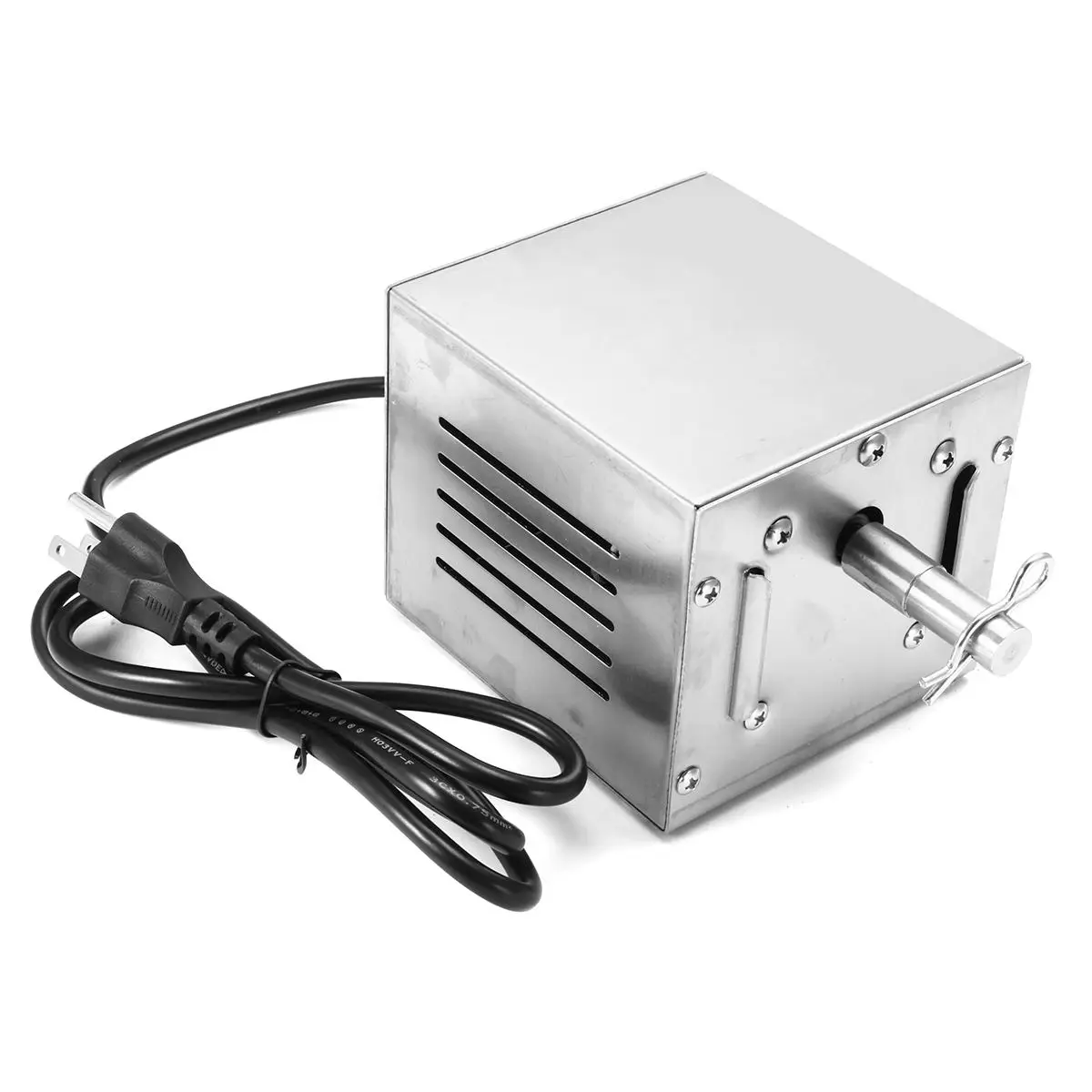 110V Приводное устройство для электробарбекю Нержавеющая сталь Электрический гриль ростер с вертелом Пикник приводное устройство для электробарбекю Кухня прибор части Замена 40/80kgs Ёмкость - Цвет: 110V