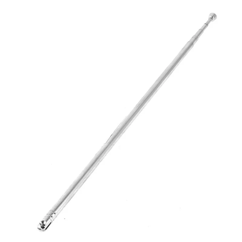 

FM radio TV Silver 100 centimeter 5 section exchangeable antenna replacement
