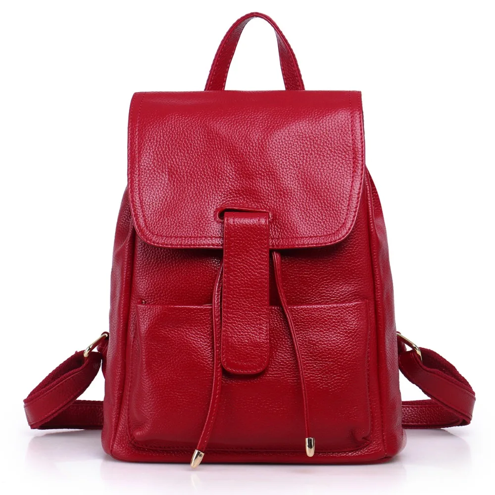 Женский рюкзак L098 из натуральной кожи на плечо|leather women backpack|fashion backpackwomen backpack |