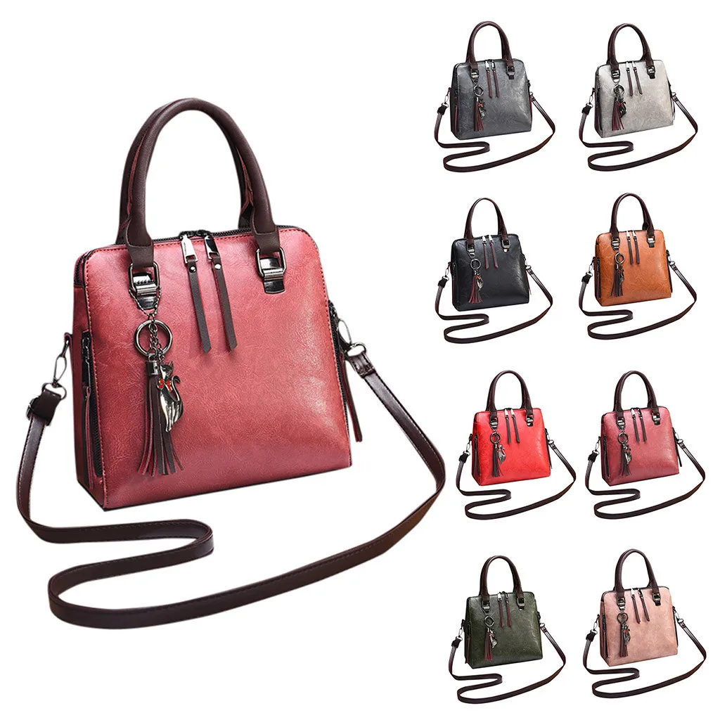 2019 летние современные женские модные простые одноцветные Сумки на одно плечо