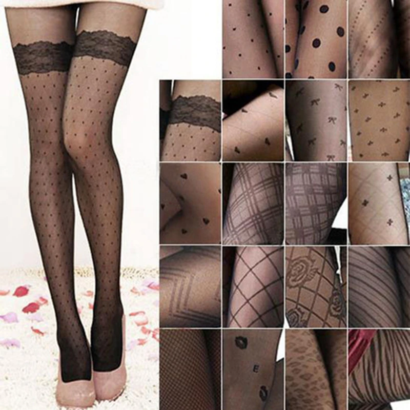Модные женские туфли Мода сексуальные чулки леди отсутствие ажурные Чистая Pattern