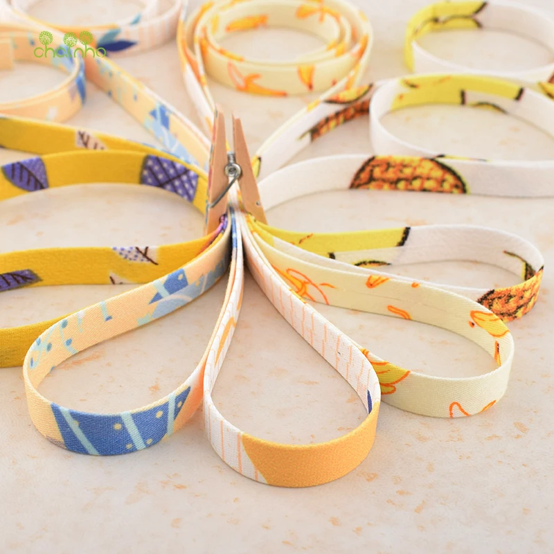 Высококачественная желтая хлопковая лента Chainho 5 ярдов/шт. набор для рукоделия