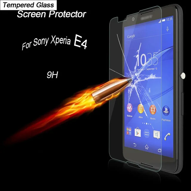 Закаленное стекло 2.5D для Sony Xperia E4 Высококачественная защитная пленка