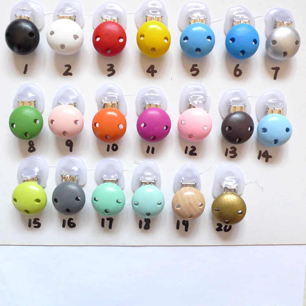 200 шт. зажимы для соски|baby pacifier clip|pacifier clipswood baby clips |