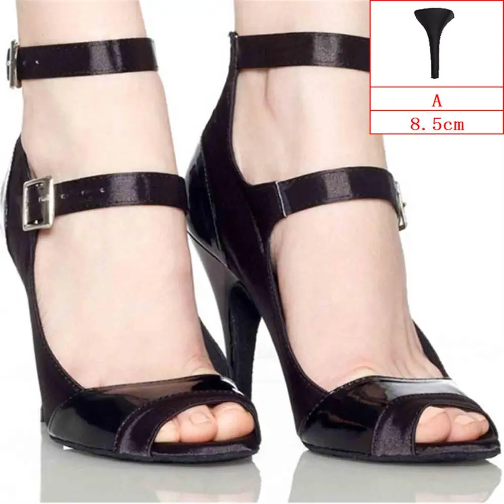 Цвет кожи; цвет черный, красный; Zapatos de baile; высота каблука 4,5-8,5 см; удобная обувь; женская танцевальная обувь для сальсы; обувь для латиноамериканских танцев; JYG467 - Цвет: Black-A