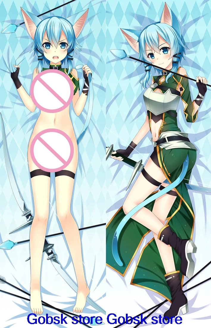 Аниме Sword Art Online SAO персонажи сексуальная девушка Kirigaya Suguha otaku Dakimakura наволочка для