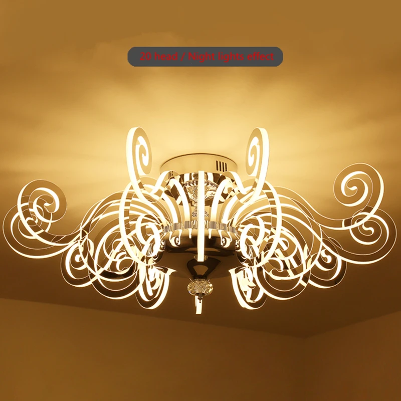 Post-modern personality luxury chandelier Led Lustrer Lamparas Living Room Chandeliers Restaurant bedroom Lighting Fixtures | Лампы и