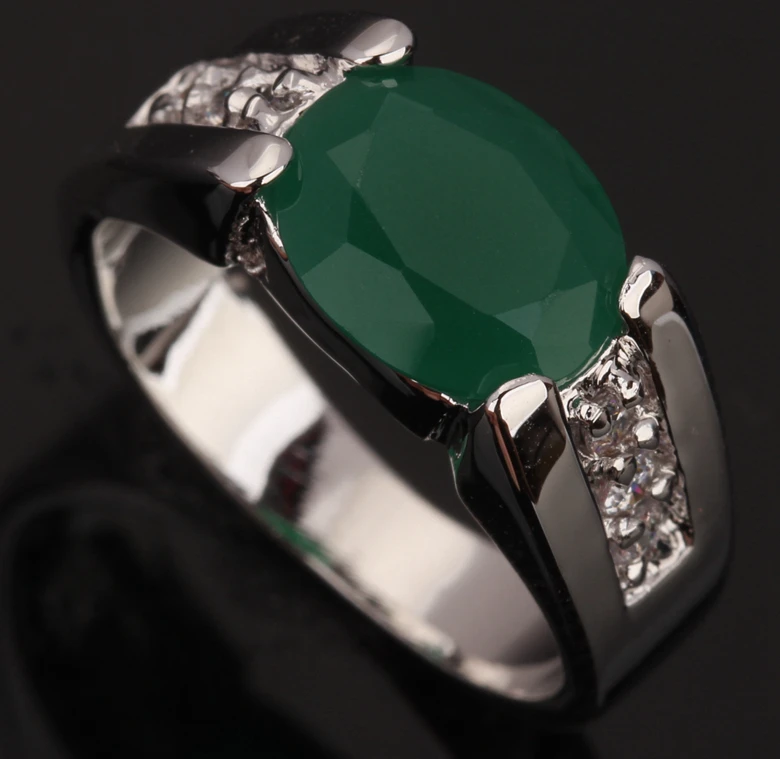 Outstanding Green Zircon Olive Peridot 925 Sterling Silver Ring For Women Size 5 6 / 7 8 9 10 K0375 | Украшения и аксессуары