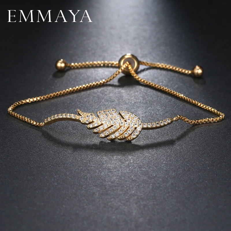 EMMAYA новые трендовые 2017 уникальные ювелирные изделия из циркония золотого цвета с
