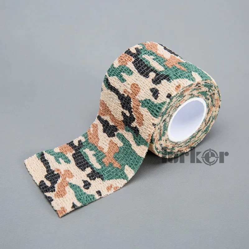 LK2-0001-4 5 см x 4,5 м армейский Камуфляжный наружный Маскировочный охотничий прочный Камуфляжный стелс-лента водонепроницаемая пленка для страйкбола прицел объектив камеры - Цвет: LK2-0001-4