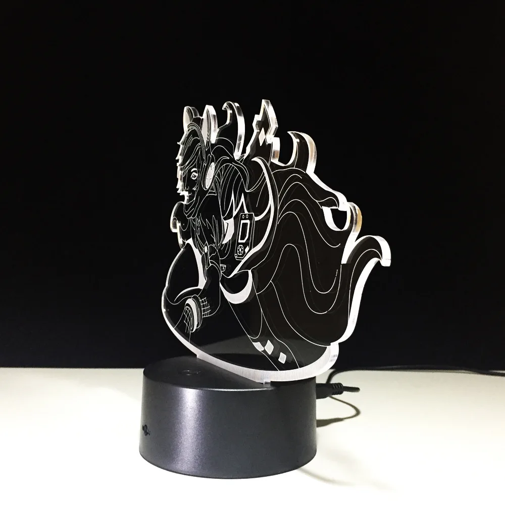 В стиле Питер Пэн ночной Светильник s Usb Led 3d лампа Новинка Светодиодный Батарея