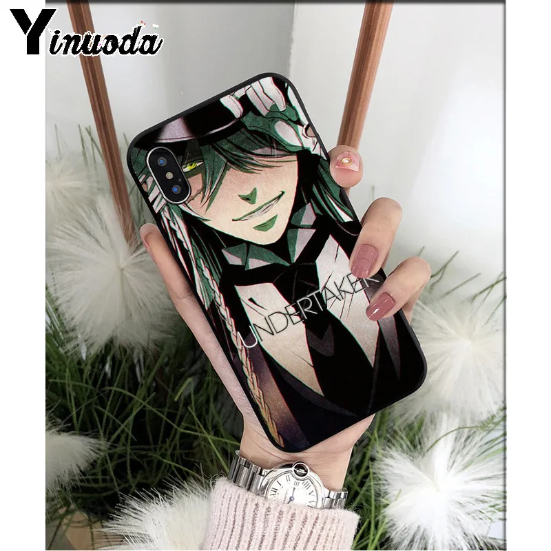 Чехол Yinuoda из мягкого силикона и ТПУ для сотовых телефонов iPhone 8 7 6 6S Plus X XS MAX
