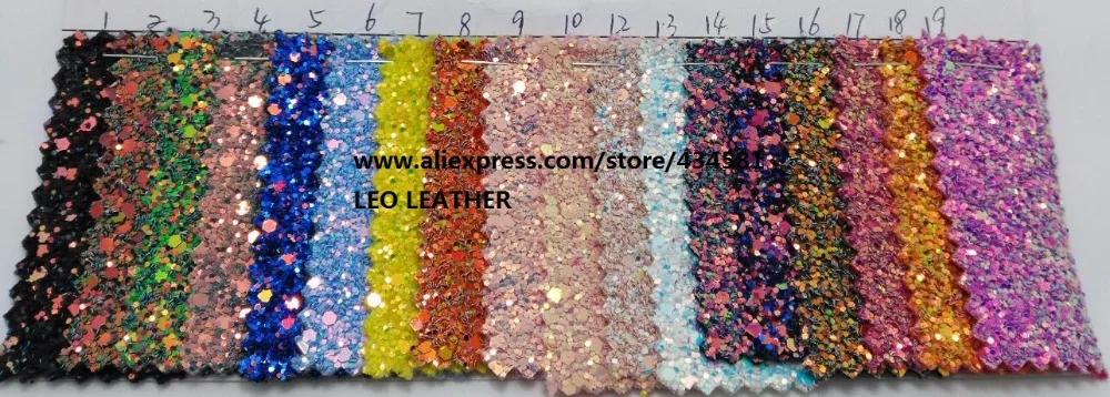 Искусственная кожа Leo Leather искусственная блестящий бриллиантовый зернистый