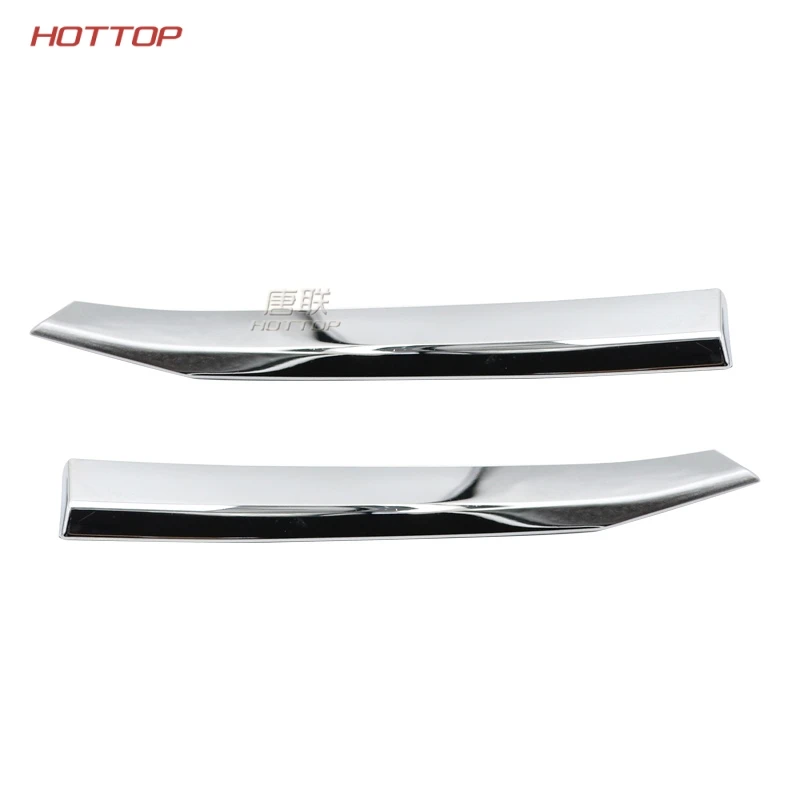 Mirror silver 2pcs Крышка автомобиля подходит для Subaru XV ABS Хромированная передняя решетка гоночного гриля логотип trademake декоративная отделка - Цвет: Mirror silver 2pcs