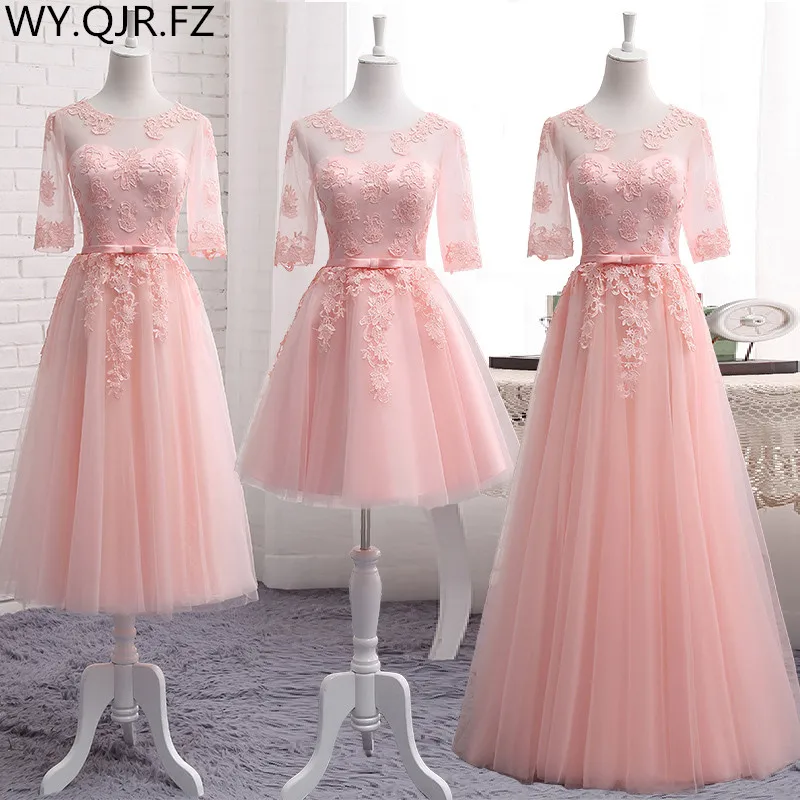 HJZY 95F # со шнуровкой свадебное платье цвета шампанского с длинными для свадьбы или