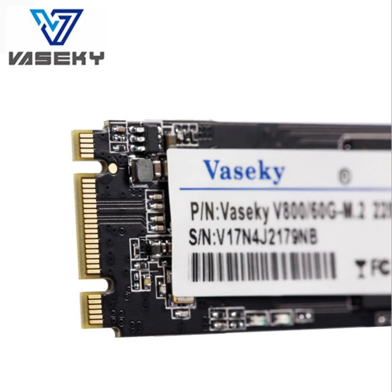 Vaseky Внутренние твердотельные накопители M.2 2280 256 ГБ 128 ГБ 60 Гб SSD NGFF Разъем hdd M2 ssd жесткий диск 1,8 дюймов ноутбук