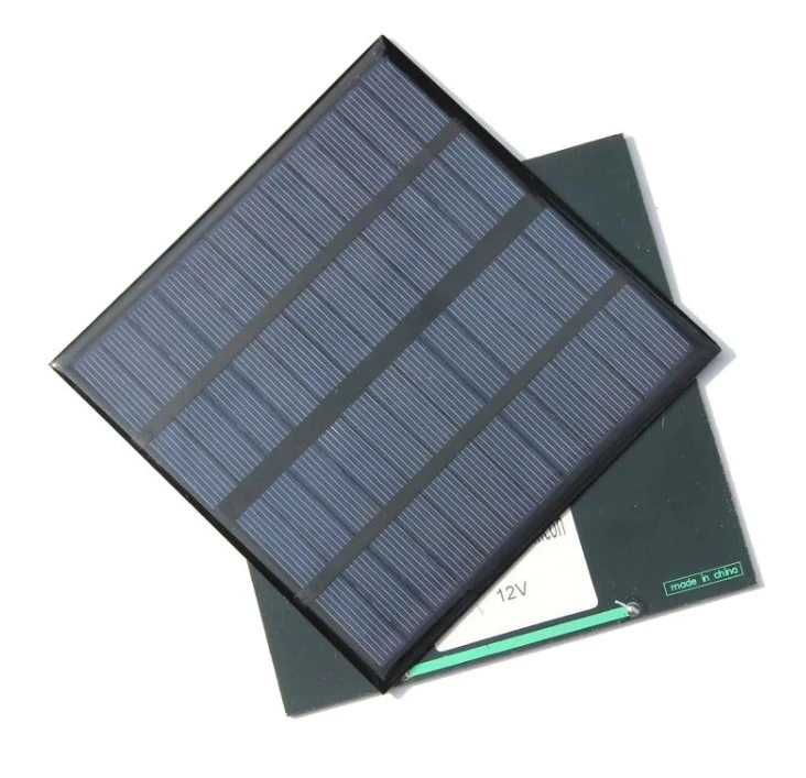 Новые 3 ватт поликристаллический кремний солнечных батарей 12V DIY солнечный