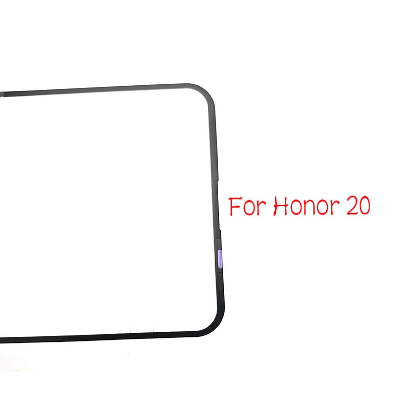 Honor 20 2 шт./лот экран Сенсорная панель внешнее стекло для huawei Honor 20 Pro - Цвет: Honor 20