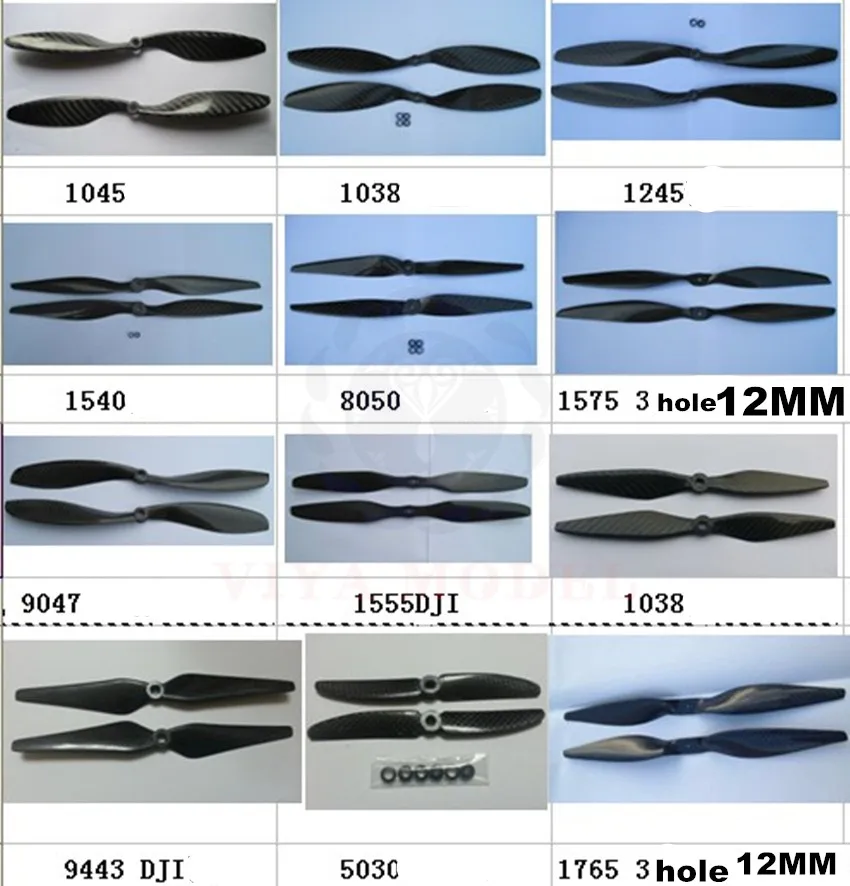Фото Мульти ротор UAV комплектующие винта DIY 9047 1045 1238 1245 1540 1555 полностью Пропеллер из