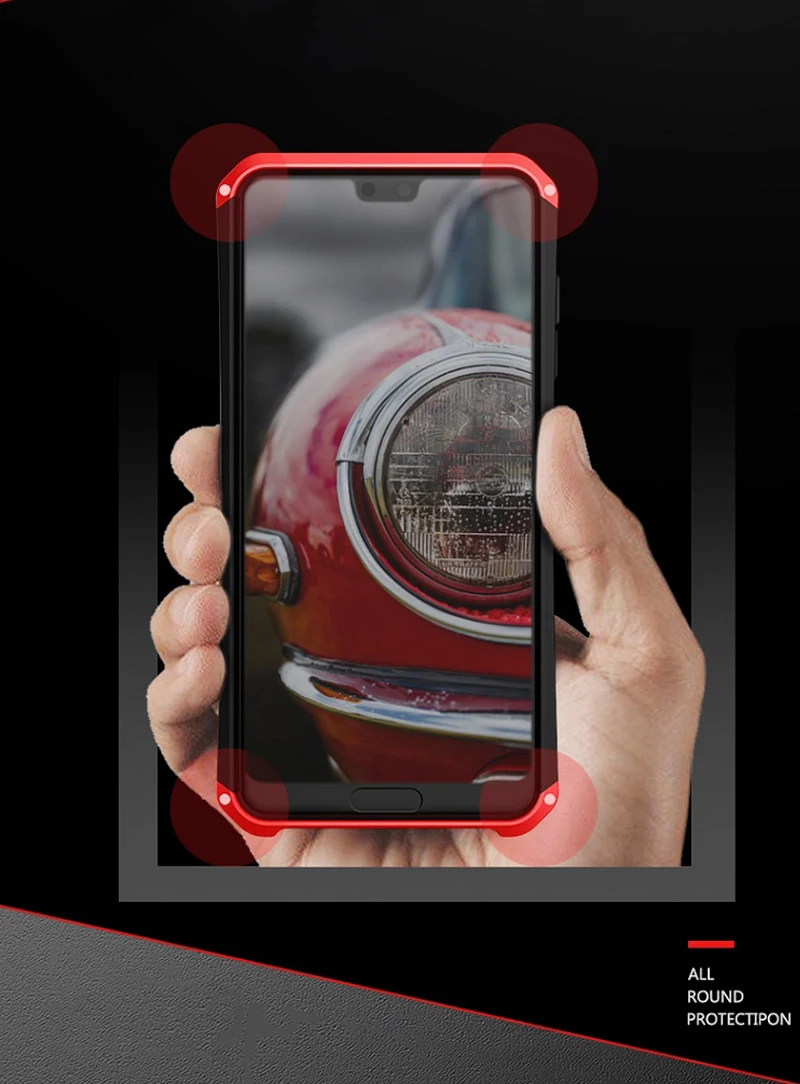 Soinmy противоударный защитный металлический чехол для huawei v20 P10 Honor V8 металлический каркас резиновая задняя крышка для huawei P20 mate 9 mate 10 fundas