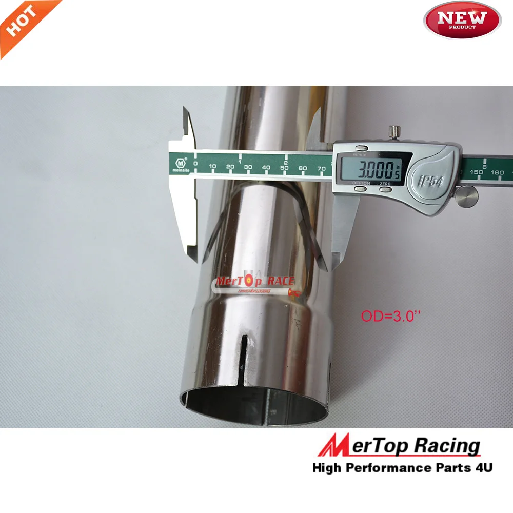 MERTOP Racing 3 ''турбо труба из нержавеющей стали для A3 S3 8V TT / MK7 R 2 0 T 2014 +|downpipe|downpipe