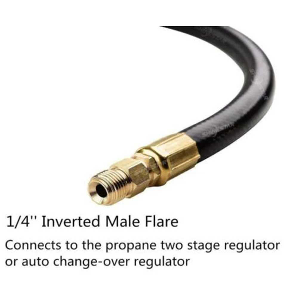 2 шт 12 дюймов Размер RV трейлер низкого давления газовая труба соединитель шланга