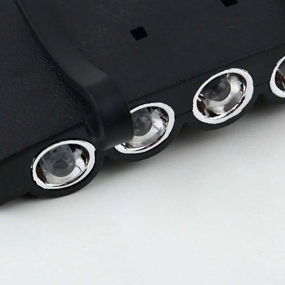 Клип на 5 светодиодных головных фонарей налобный фонарь для рыбалки открытом