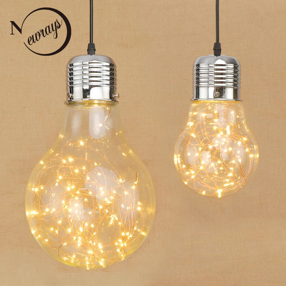 Современный подвесной стеклянный абажур светодиодные люстры осветительные