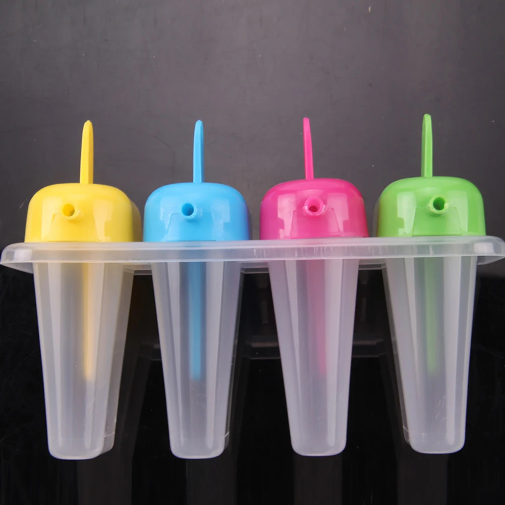 Лето 4 сетки дома самодельный Лед Крем фруктовый сок йогурты формочки для льда