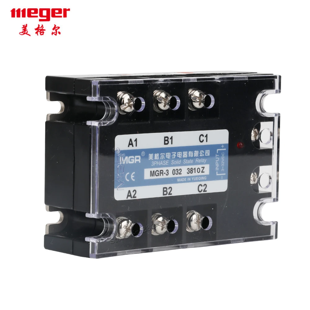 Трехфазное твердотельное реле постоянного тока в AC 3-32VDC модуль SSR MGR-3 032 3810Z DC