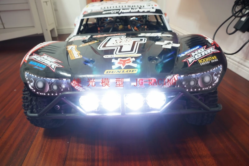 1/5 rc автомобиль газ светодиодный передсветильник свет s фара четыре светильник