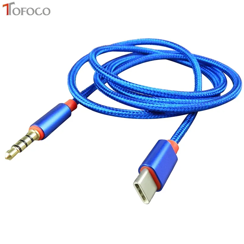 2017 новое поступление полиэтиленовый пакет Tofoco Usb c Тип C до 3 5 мм Автомобильный