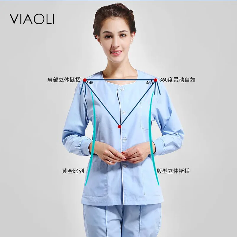Viaoli, женская и Мужская медицинская одежда, однобортная, с коротким рукавом, медицинское обслуживание, Униформа, одежда для медсестер, защита, лабораторные пальто