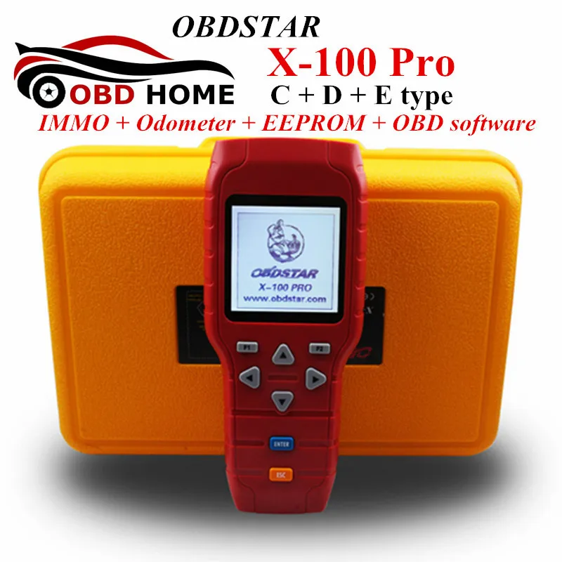 X 100 PRO (C + D E модель) иммобилайзер и одометр EEprom адаптер OBDSTAR автоматический Ключ