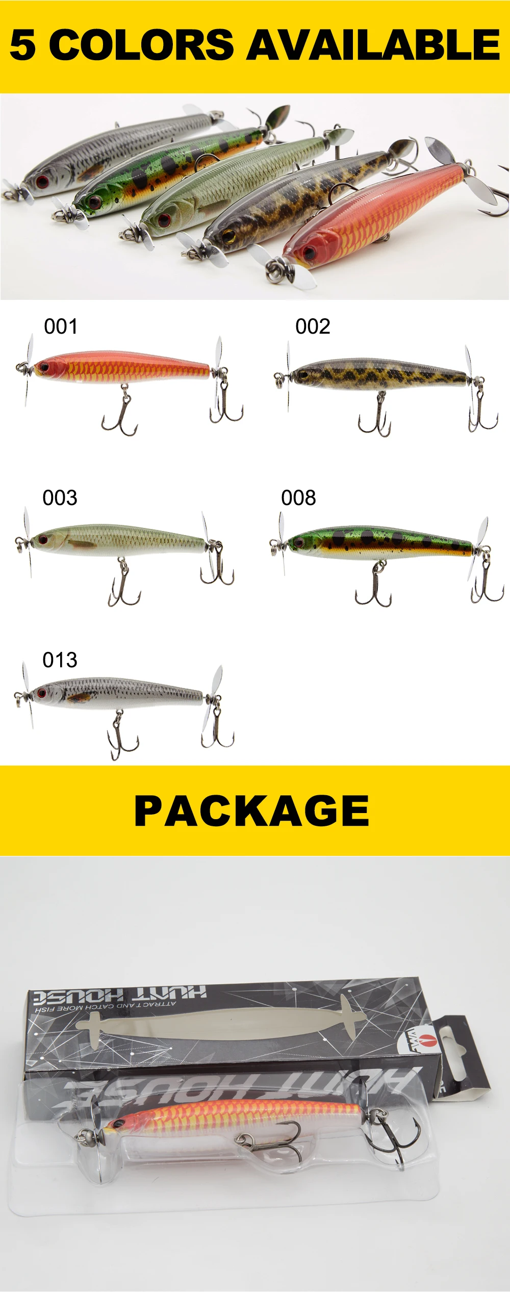 new fishing lures prop pencil bait stainless prop bass lure fishing wobblers floating artificiali pesca mare 90mm 14.5g