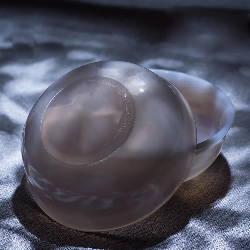 

15ml Boutique Agate Teacup Natural Jade Master Cup Handmade Tea Bowl Stone Chinese Kung Fu Tea Sets Teaware Creative Home Decor