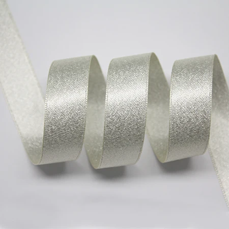 antique white 028 YAMA Серебряная фиолетовая атласная лента 6 9 13 16 мм 1/" 3/8" 1/" 5/8" дюймов 100 ярдов вечерние свадебные украшения ручной работы розы - Цвет: antique white 028