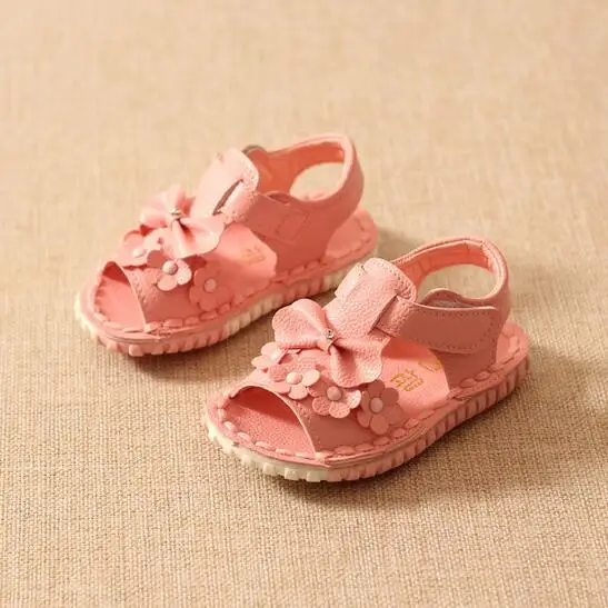 2016 летние модели девушки ребенок принцесса сандалии цветок обувь цветы детские