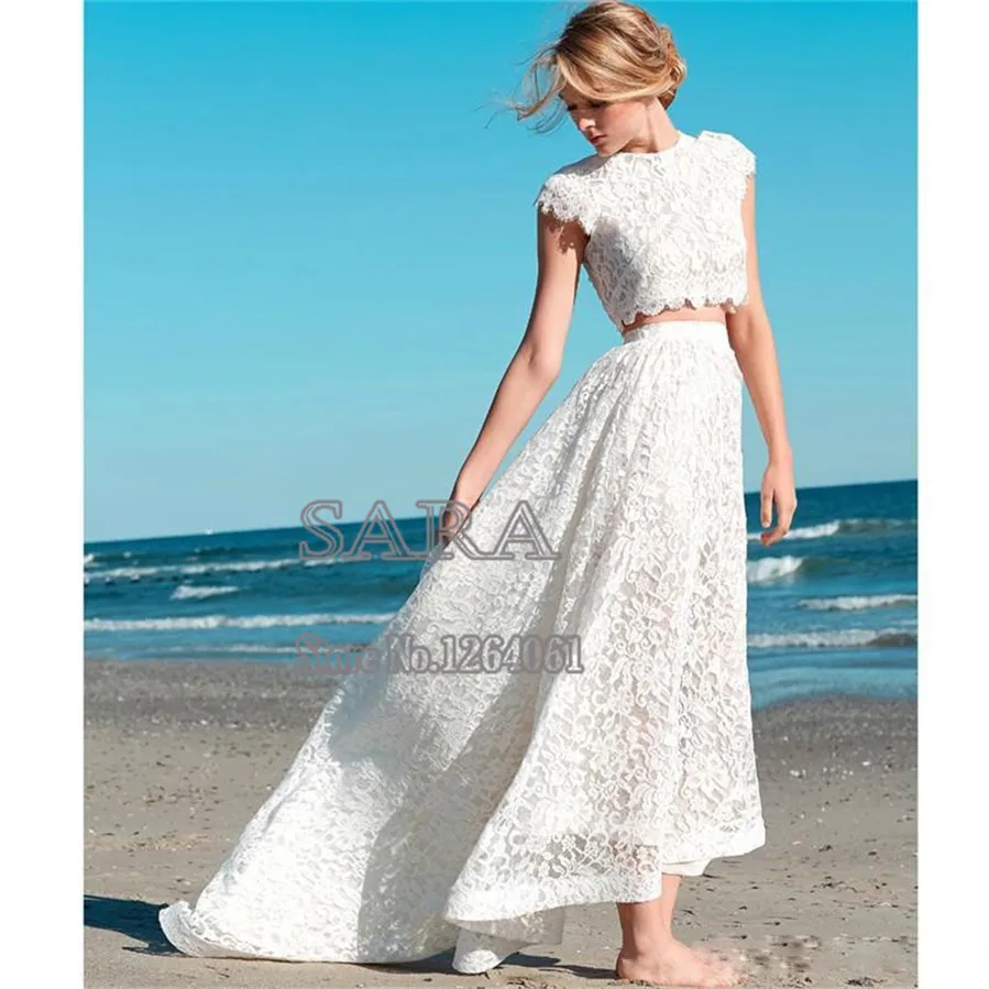 Эксклюзивные свадебные платья из двух частей с французским кружевом украшенные