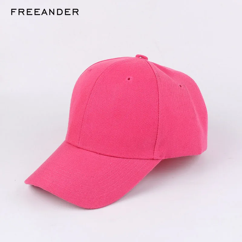 Freeander High Quality Baseball Cap For Women Bone Snapback 2018 Summer Pink Female Solid Adjustable Hat Hip Hop Caps Golf | Аксессуары