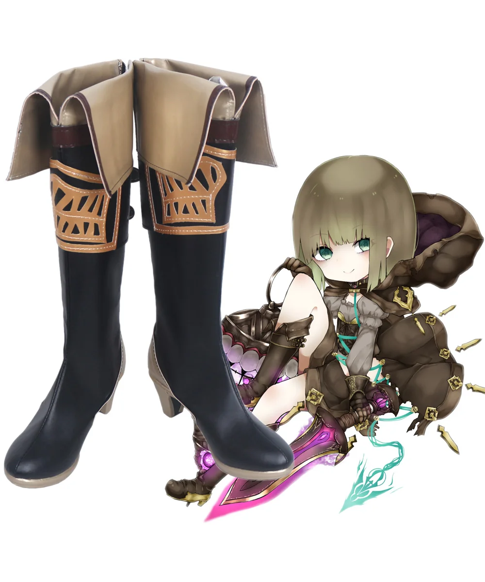 

Hansel Gretel Cosplay SINoAlice Breaker Hansel Cosplay Long Boots Leather Shoes Custom Made Any Size