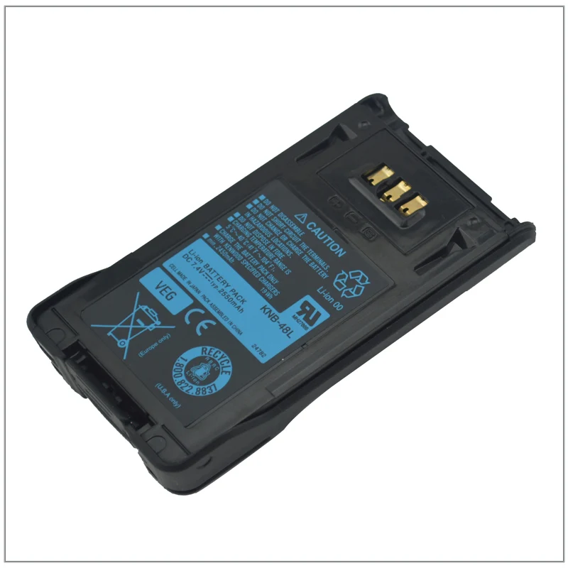 Литий ионный аккумулятор KNB 48L 7 4 В 2550 мАч для KENWOOD NX 200E 200E3 200K 200K2 200SE|battery pack flash|battery